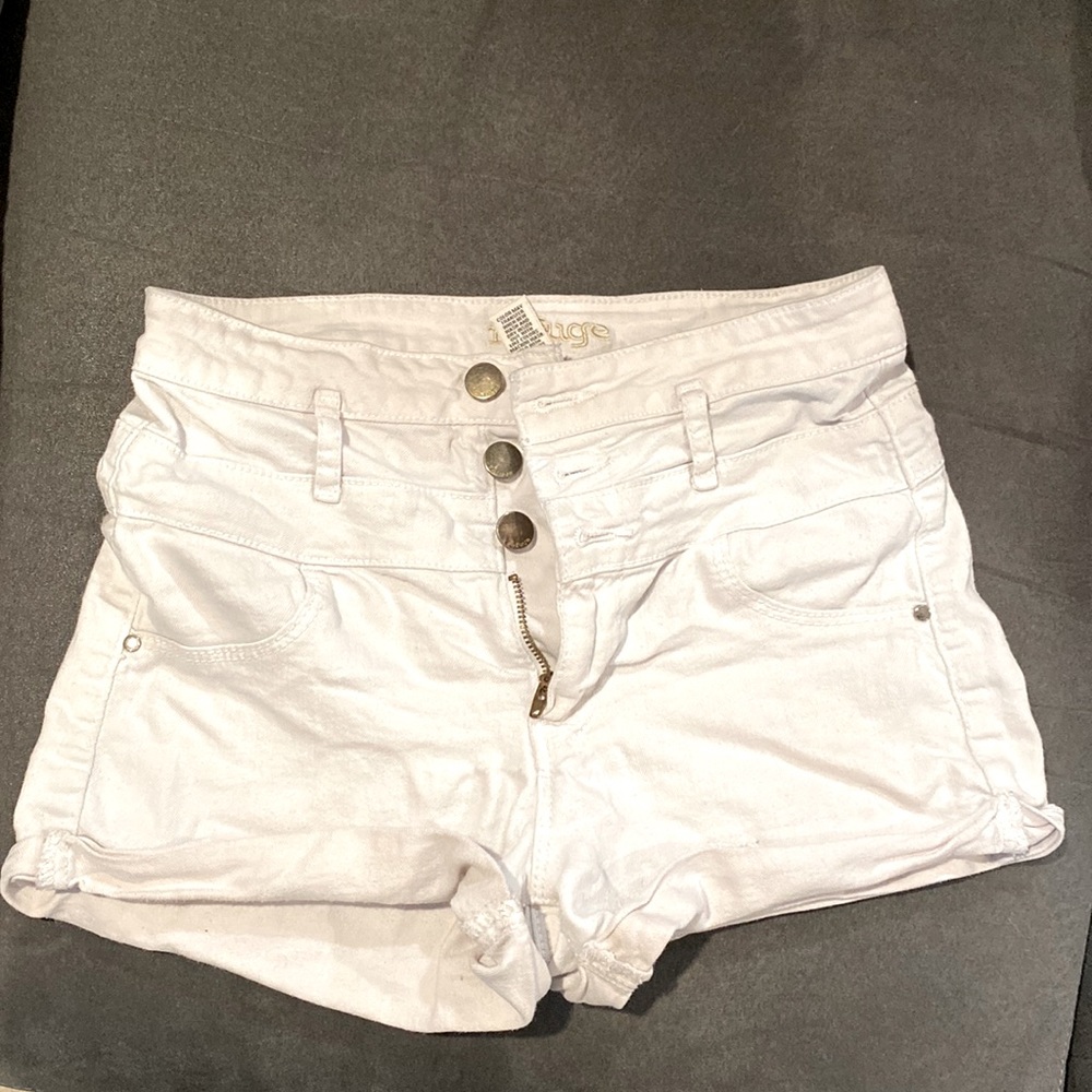 Woman’s White Jean Shorts - Size 4